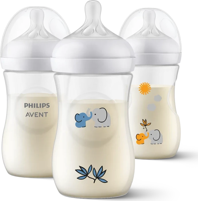Philips Avent SCY903/63 Natural Response Trinkflasche, 260ml, 3 Stück