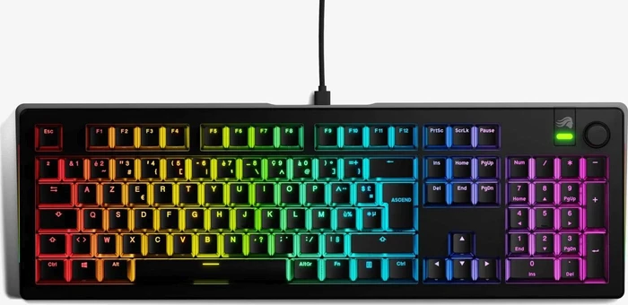 Glorious GMMK 3 100% Pre-built Gaming Keyboard, schwarz, LEDs RGB, Glorious Fox MX, USB, FR