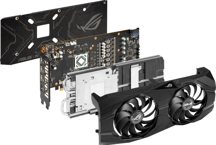 ASUS ROG Strix Radeon RX 5500 XT OC, ROG-STRIX-RX5500XT-O8G-GAMING, 8GB GDDR6, HDMI, 3x DP