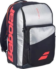 Babolat Pure Strike Tennisrucksack grey/neon red