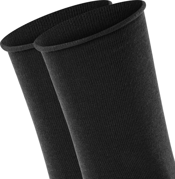 Falke Happy Socken schwarz, 2 Paare (Damen)
