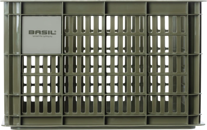 Basil Crate M Fahrradkorb moss green