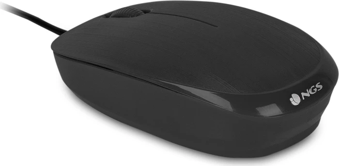 NGS Flame Wired Mouse schwarz, USB