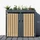 Westmann Planta Mülltonnenbox 2x 240l holzoptik/anthrazit (WMHHWTC-62)