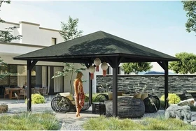 Skan Holz Cannes 3 Pavillon anthrazit