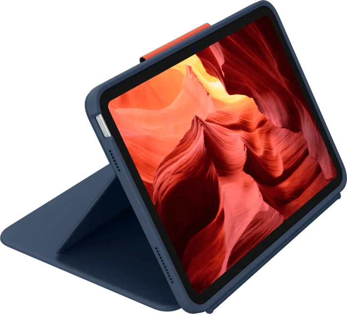 Logitech Rugged Combo 4 for Education für iPad 10, blau, DE