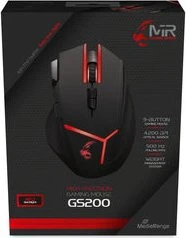MediaRange Gaming Series GS200 Gaming Mouse schwarz, USB