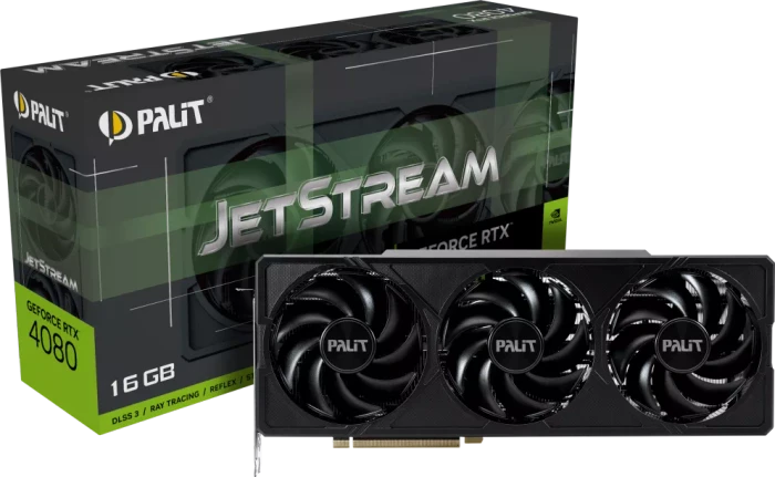 Palit GeForce RTX 4080 JetStream, 16GB GDDR6X, HDMI, 3x DP