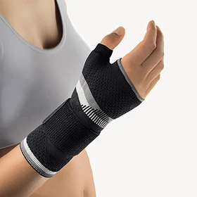Bort Medical ManuBasic Plus Handgelenkbandage mit Daumeneinschluss rechts Größe M, 1 Stück