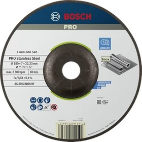Bosch Professional AS 30 S INOX BF Expert for Inox Schleifscheibe, 180x6x22.23mm, 1 Stück