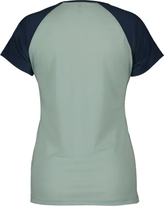 Scott Defined Merino Tech Trikot kurzarm metal blue/fresh green (Damen)