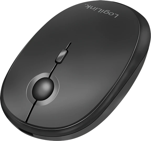 LogiLink Wireless & Bluetooth Dual Mouse schwarz, USB/Bluetooth