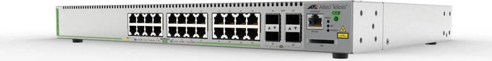 Allied Telesis CentreCOM GS970M Rackmount Gigabit Managed Switch, 24x RJ-45, 4x SFP, 370W PoE+