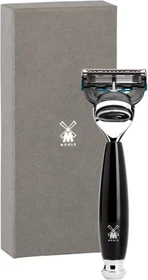 Mühle Vivo 5-Klingen Rasierer Edelharz schwarz