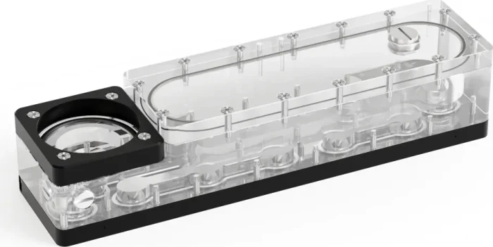 Alphacool Apex Distro Plate North XL D5/DDC schwarz, Verteilerplatte