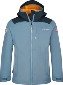Trollkids Bergen Funktionsjacke steel blue (Junior)