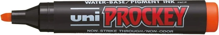 Uni-Ball uni-Prockey PM-126/8 Universalmarker Keilspitze sortiert, 8er-Set, Etui – Bild 7