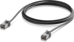 Ubiquiti UniFi Premium Patchkabel Outdoor, Cat6a, RJ-45/RJ-45, 2m, schwarz