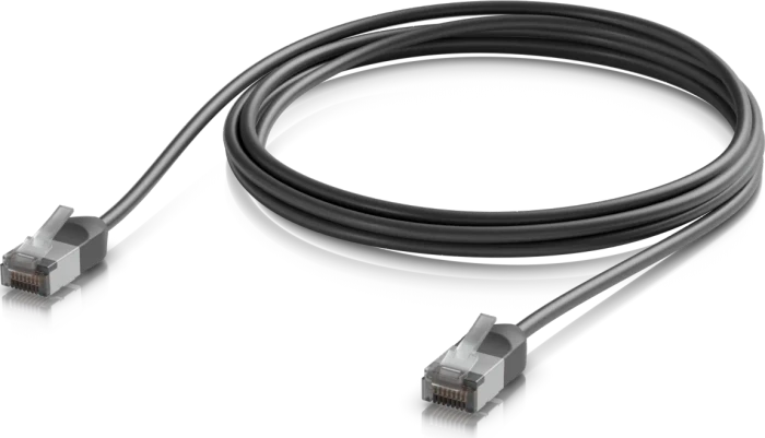 Ubiquiti UniFi Premium Patchkabel Outdoor, Cat6a, RJ-45/RJ-45, 2m, schwarz