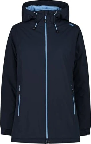 CMP Ripstop Fixed Hood Funktionsjacke schwarz/blau (Damen)