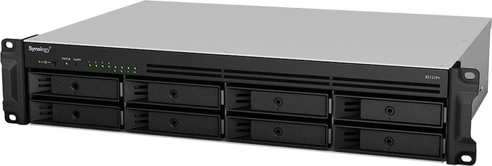 Synology RackStation RS1219+, 4GB RAM, 4x RJ-45 1000Base-T, 2x USB-A 3.0, 2HE