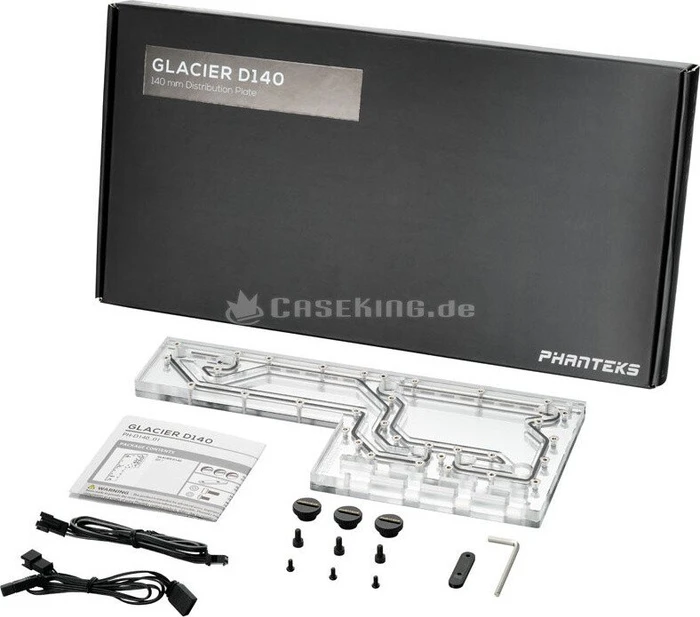 Phanteks Glacier D140 Distro-Plate, Verteilerplatte