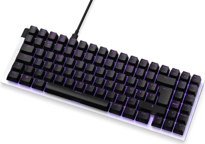 NZXT Function MiniTKL, matt weiß, LEDs RGB, hot-swap, Gateron RED, USB, FR