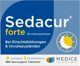 Sedacur Forte Beruhigungsdragees, 100 Stück