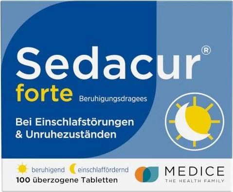 Sedacur Forte Beruhigungsdragees, 100 Stück