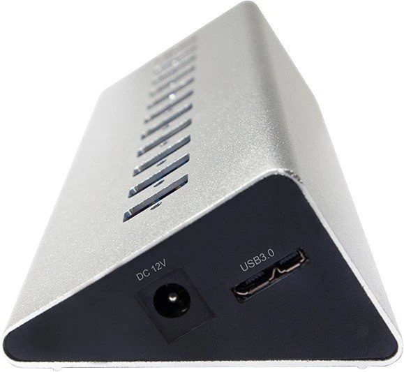 LogiLink Aluminium USB-Hub, 11x USB-A 3.0, USB 3.0 Micro-B [Buchse]