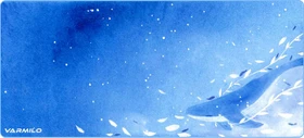 Varmilo Sea Melody Desk Mat XL, 900x400mm, Motiv blau