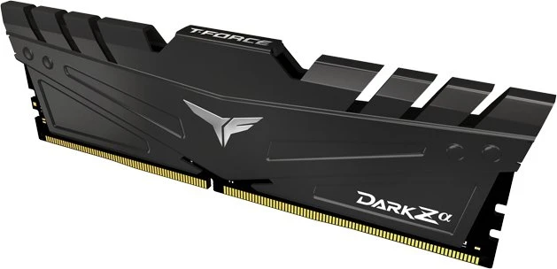 TeamGroup T-Force Dark Zα schwarz UDIMM 16GB Kit, DDR4-4000, CL18-22-22-42, 1RX8