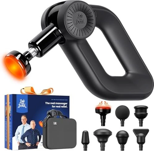 Bob and Brad D6 Pro Plus Vibrationsmassagegerät schwarz