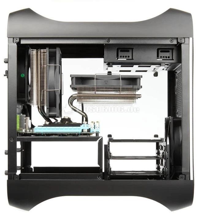 BitFenix Prodigy schwarz/pink, Mini-ITX