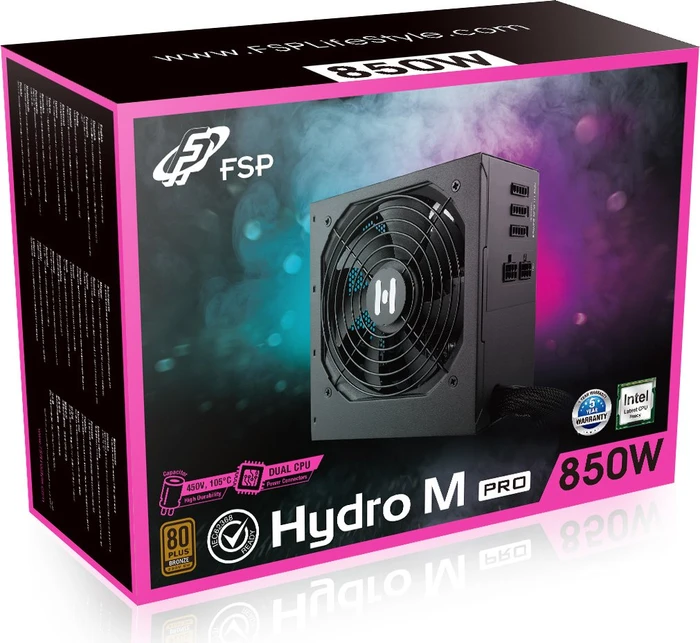 FSP Hydro M Pro 850W, ATX 2.52