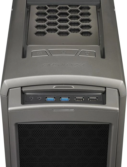 Cooler Master CM Storm Scout 2 Advanced Gunmetal, Acrylfenster