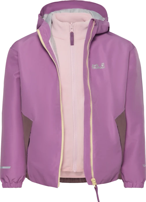 Jack Wolfskin Iceland 3in1 Funktionsjacke vivid orchid (Junior)