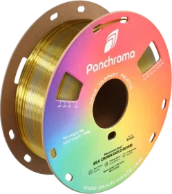 Polymaker Panchroma Dual Silk PLA, Crown (Gold-Silver), Spule, 1.75mm, 1.00kg