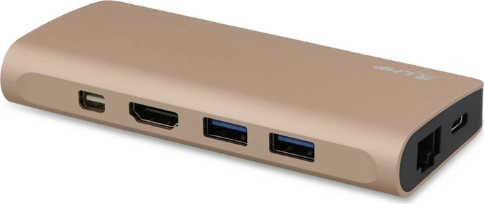 LMP USB-C Travel Dock, 9-Port, USB-C 3.0 [Stecker], gold