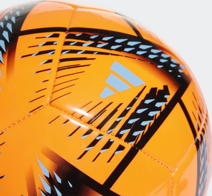 adidas Al Rihla FIFA WM 2022 Club Fußball solar orange/black/pantone