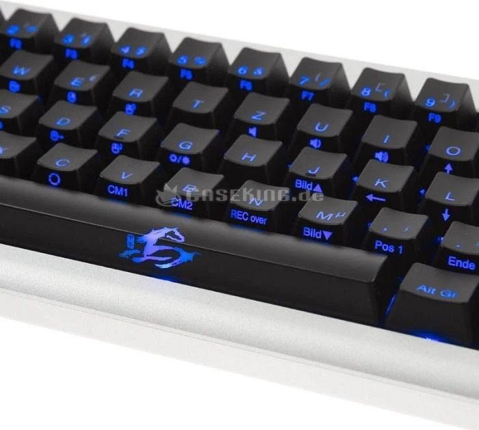 Ducky Mini Year of the Horse Limited Edition, LEDs rot/blau, MX BROWN, USB, DE