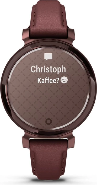Garmin Lily 2 Classic dark bronze/mulberry leather