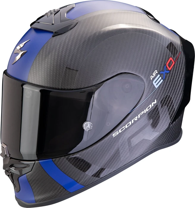Scorpion EXO-R1 Evo Carbon Air MG matt schwarz/blau