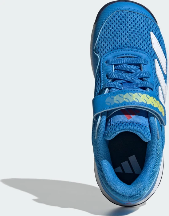 adidas Courtflash Hook-and-Loop lucid ray blue/cloud white/dark blue (Junior)