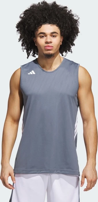 adidas 3G Speed Reversible Basketball Trikot ärmellos team onix/white (Herren)