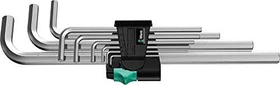 Wera 950 L/9 SM N Innensechskant Winkelschlüsselsatz, 9-tlg.