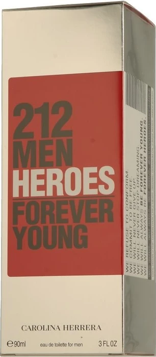Carolina Herrera 212 Heroes Forever Young Eau de Toilette, 90ml