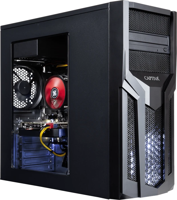 Captiva Highend Gaming I56-669, Core i5-10400F, 8GB RAM, 480GB SSD, 1TB HDD, GeForce RTX 2070
