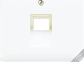 Jung Abdeckung für IAE/UAE-Anschlussdosen, 1 x 8-polig, Thermoplast, Serie CD, weiß