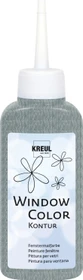 Kreul Window Color Konturenfarbe, silber, 80ml